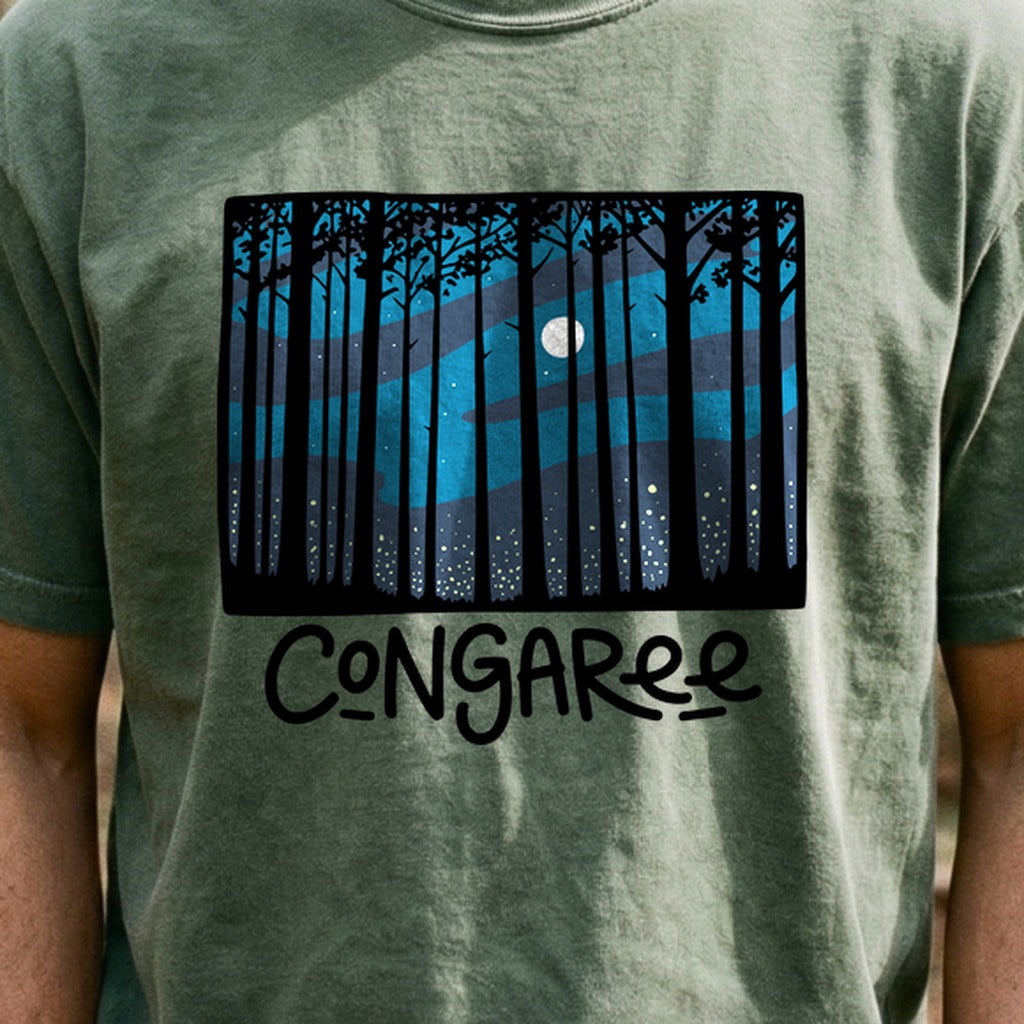 Congaree at Night Cotton T-Shirt
