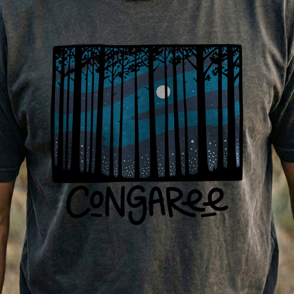 Congaree at Night Cotton T-Shirt