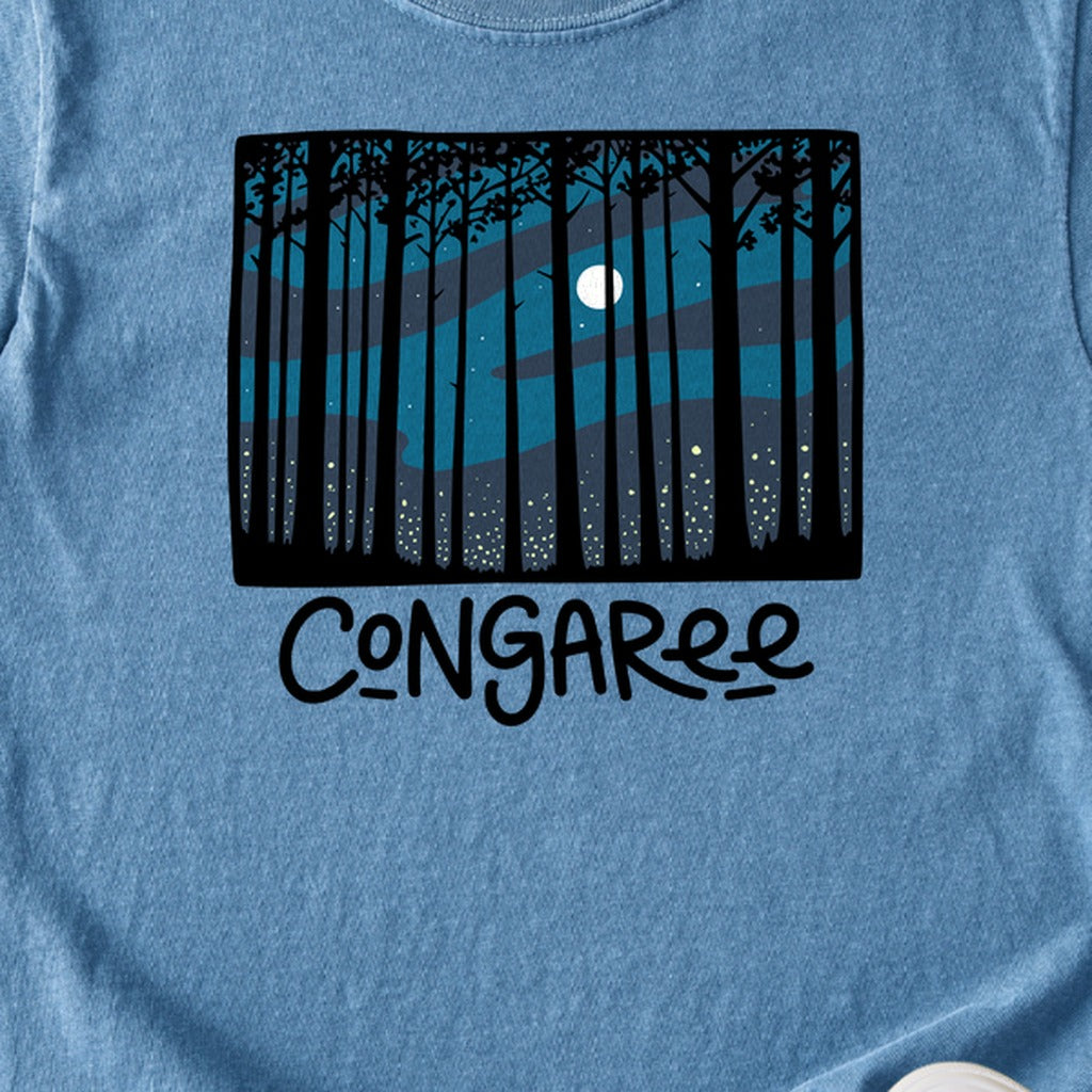 Congaree at Night Kids Cotton T-Shirt