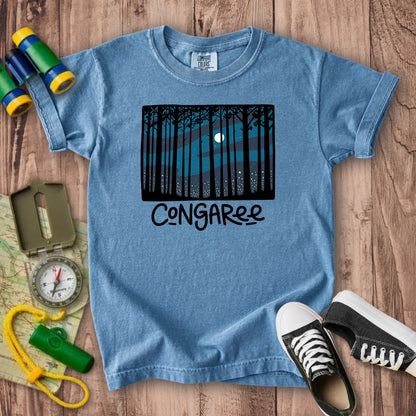 Congaree at Night Kids Cotton T-Shirt