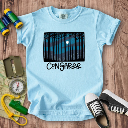 Congaree at Night Kids Cotton T-Shirt