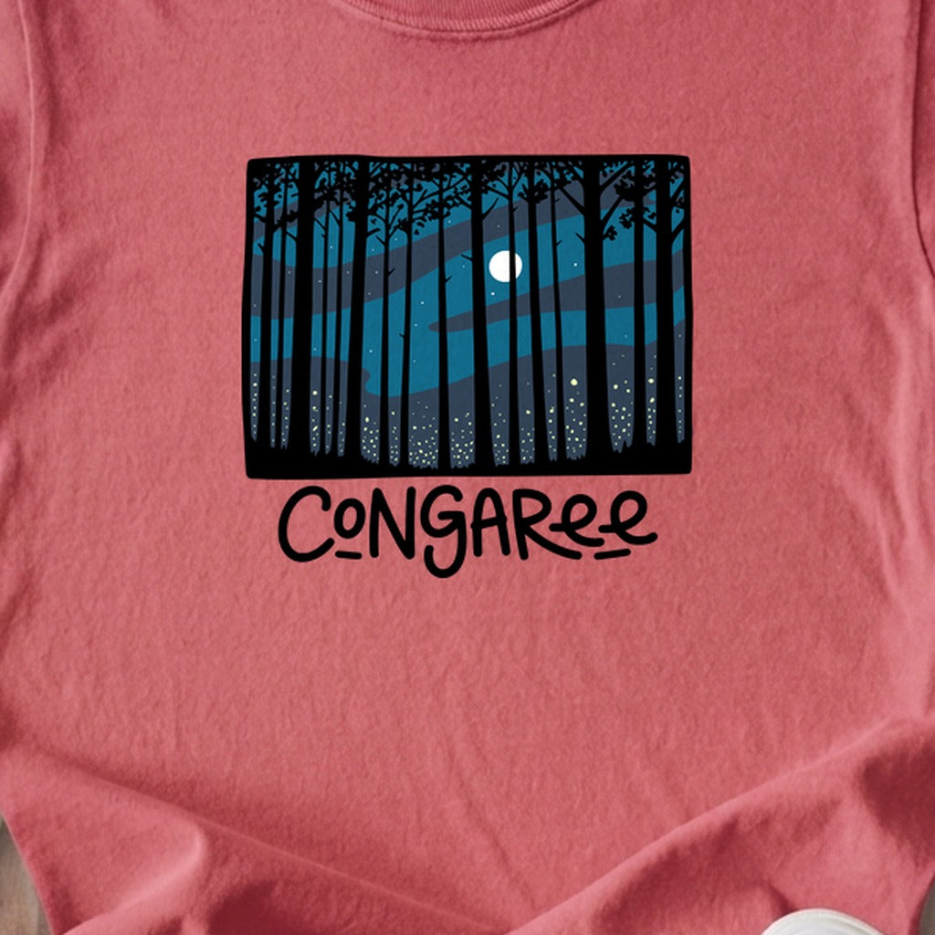 Congaree at Night Kids Cotton T-Shirt