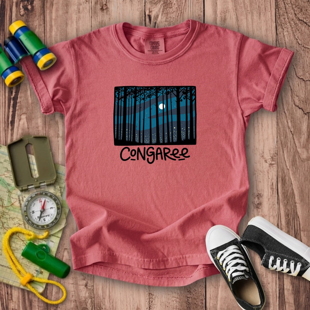 Congaree at Night Kids Cotton T-Shirt