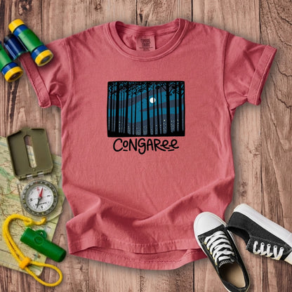 Congaree at Night Kids Cotton T-Shirt