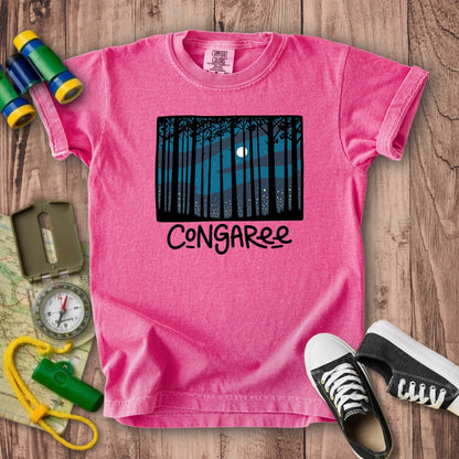 Congaree at Night Kids Cotton T-Shirt