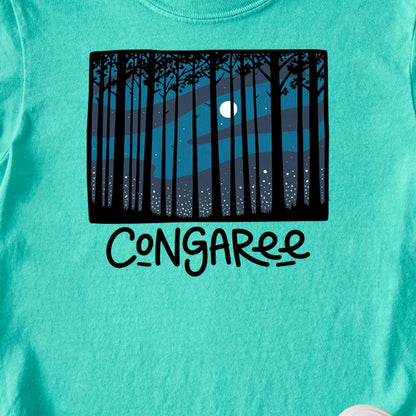 Congaree at Night Kids Cotton T-Shirt