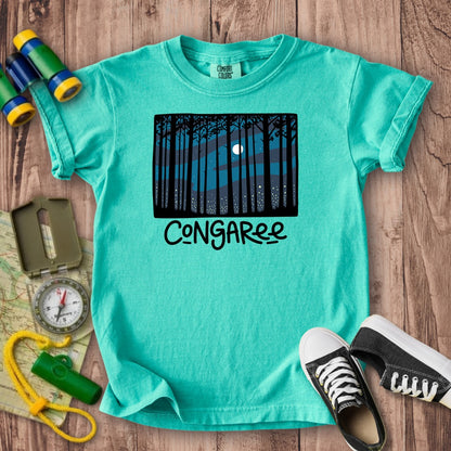 Congaree at Night Kids Cotton T-Shirt