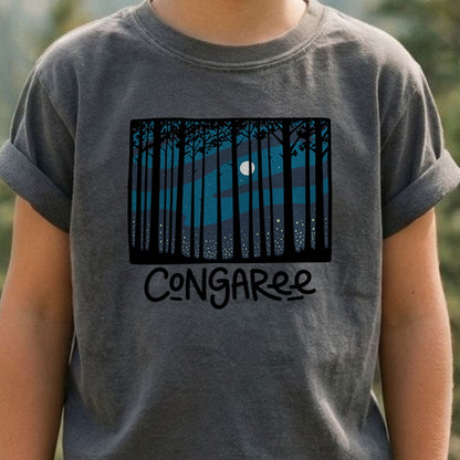 Congaree at Night Kids Cotton T-Shirt
