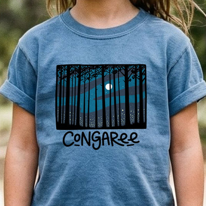 Congaree at Night Kids Cotton T-Shirt