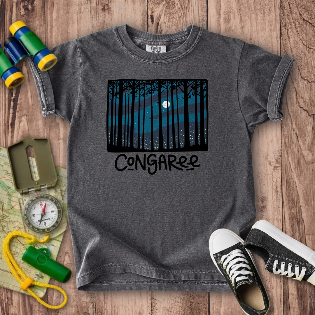 Congaree at Night Kids Cotton T-Shirt