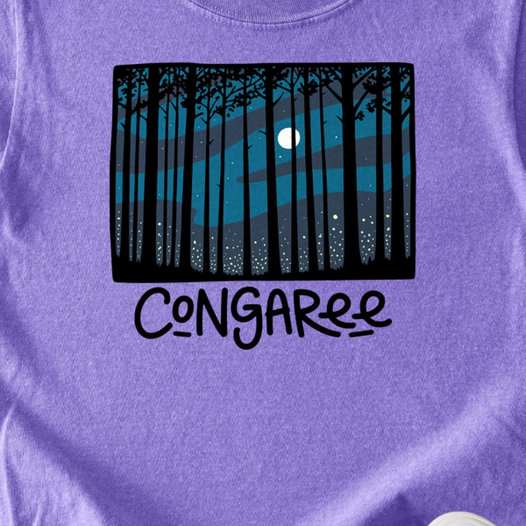Congaree at Night Kids Cotton T-Shirt