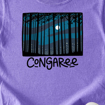 Congaree at Night Kids Cotton T-Shirt