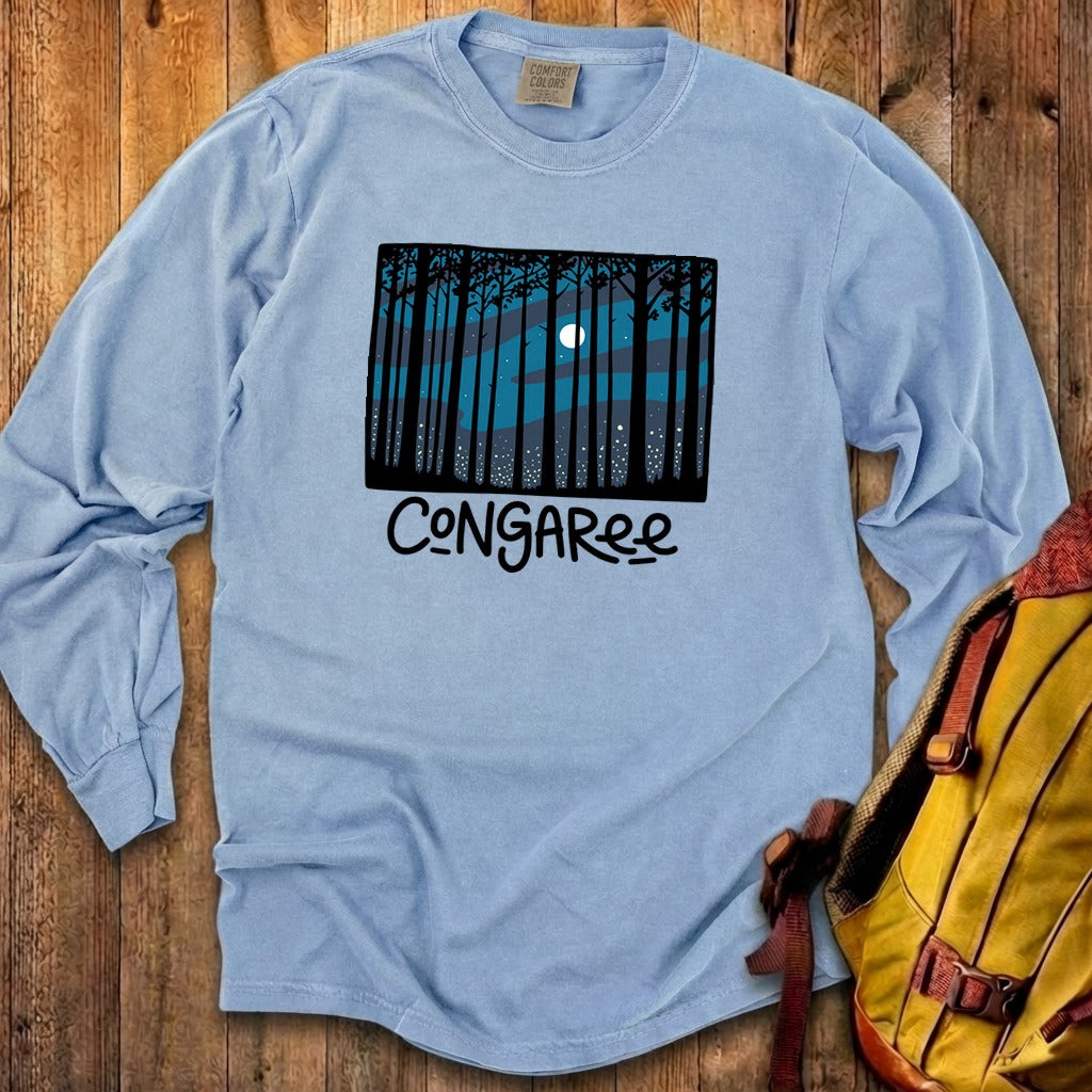 Congaree at Night Cotton Long Sleeve