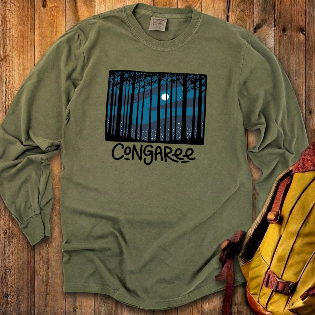 Congaree at Night Cotton Long Sleeve