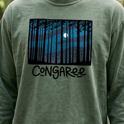 Congaree at Night Cotton Long Sleeve