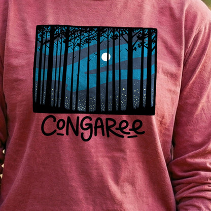 Congaree at Night Cotton Long Sleeve