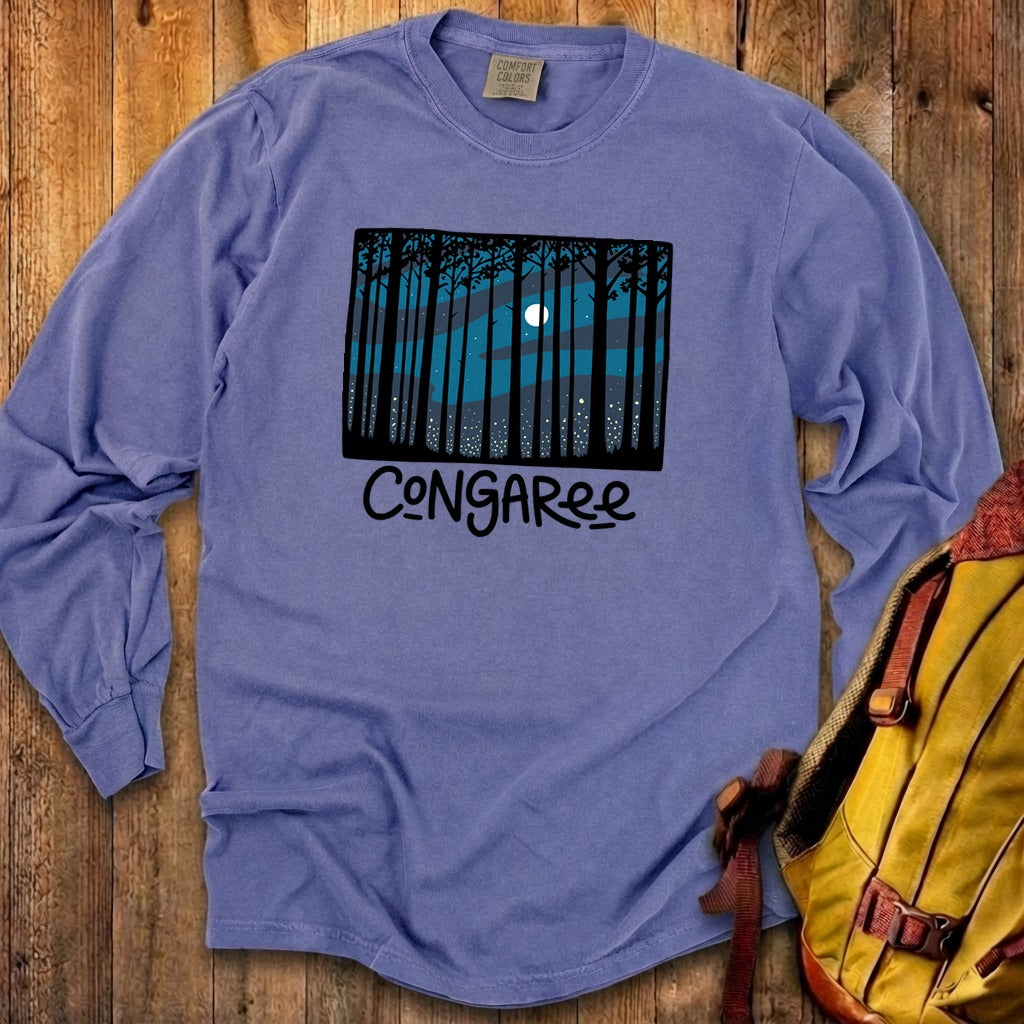 Congaree at Night Cotton Long Sleeve