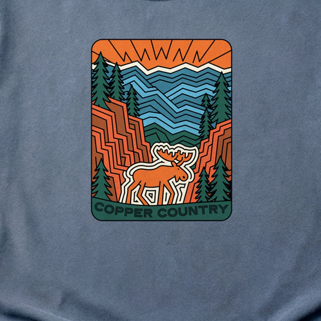Copper Country State Forest Cotton T-Shirt