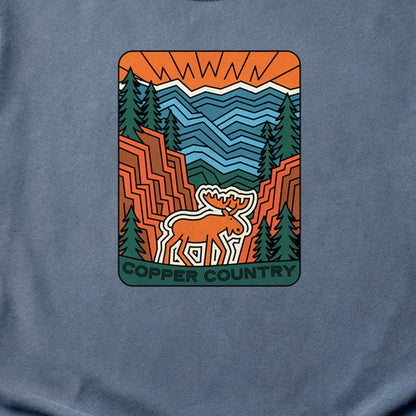 Copper Country State Forest Cotton T-Shirt