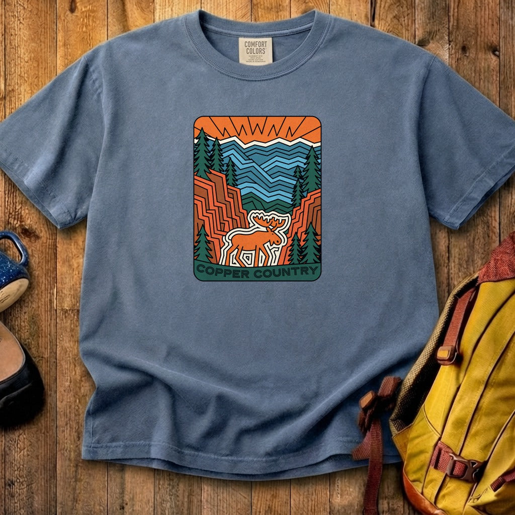 Copper Country State Forest Cotton T-Shirt