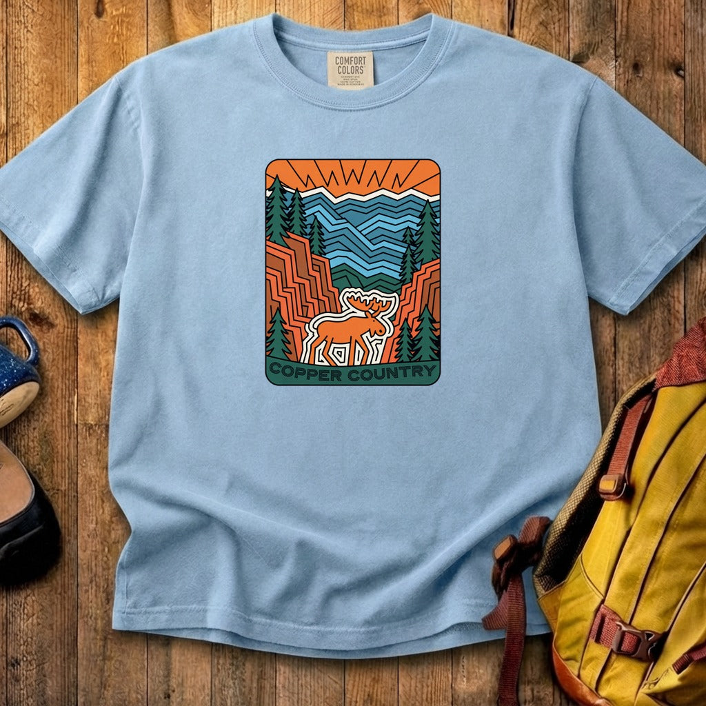 Copper Country State Forest Cotton T-Shirt