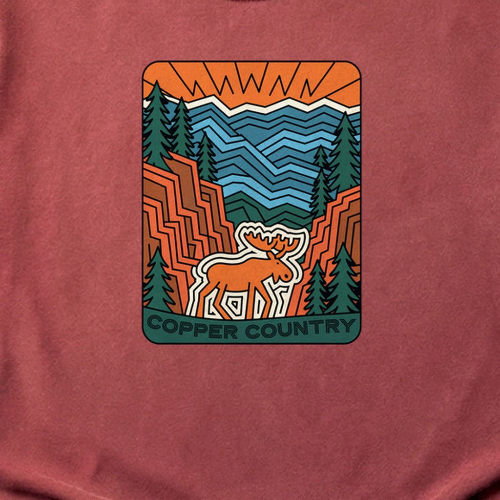Copper Country State Forest Cotton T-Shirt