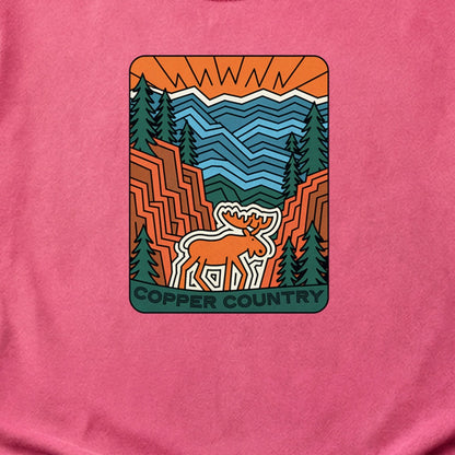 Copper Country State Forest Cotton T-Shirt