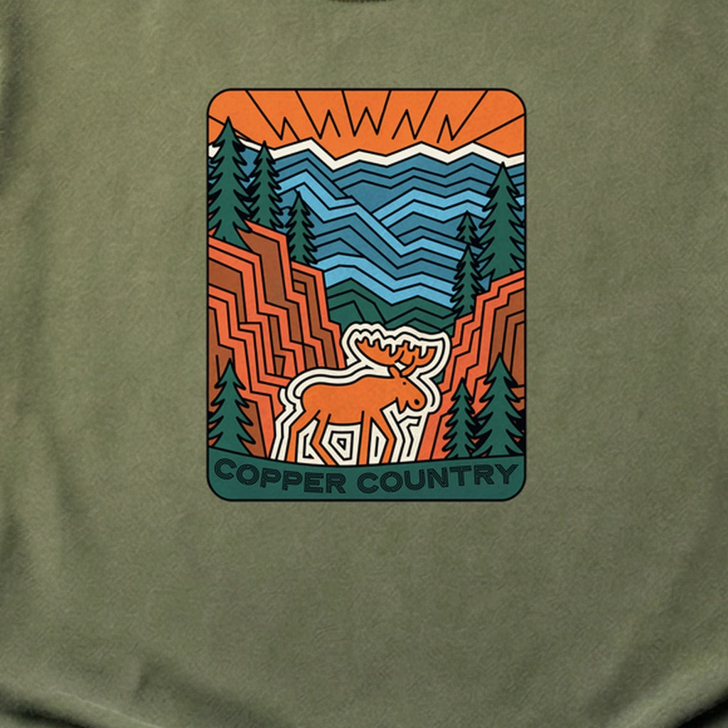 Copper Country State Forest Cotton T-Shirt