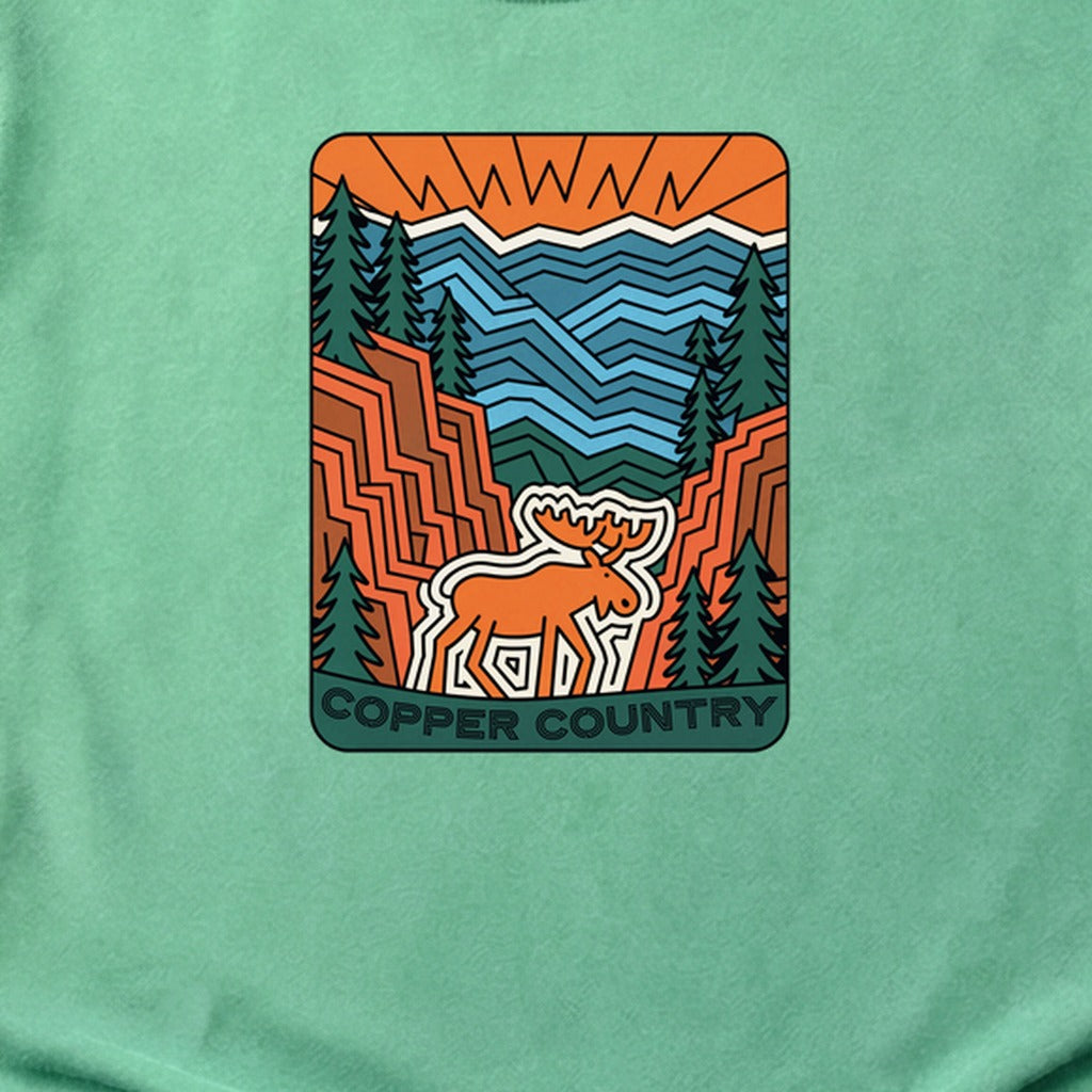 Copper Country State Forest Cotton T-Shirt