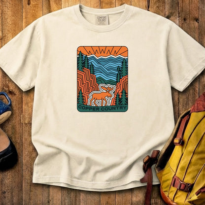Copper Country State Forest Cotton T-Shirt