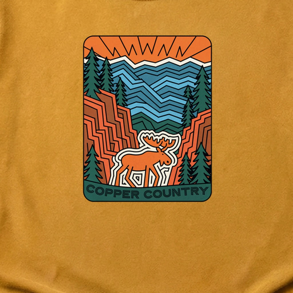 Copper Country State Forest Cotton T-Shirt
