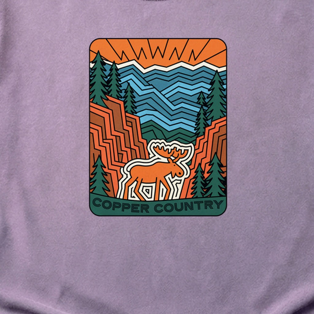 Copper Country State Forest Cotton T-Shirt