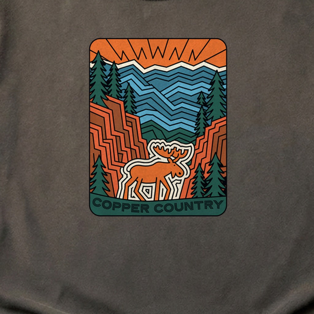 Copper Country State Forest Cotton T-Shirt