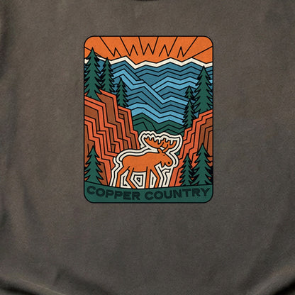 Copper Country State Forest Cotton T-Shirt