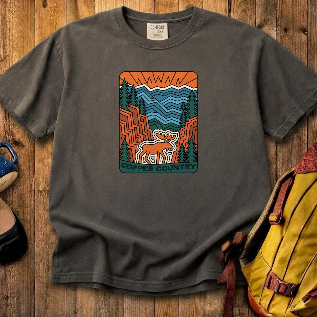 Copper Country State Forest Cotton T-Shirt