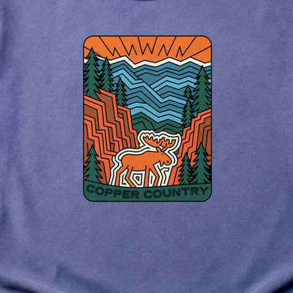 Copper Country State Forest Cotton T-Shirt