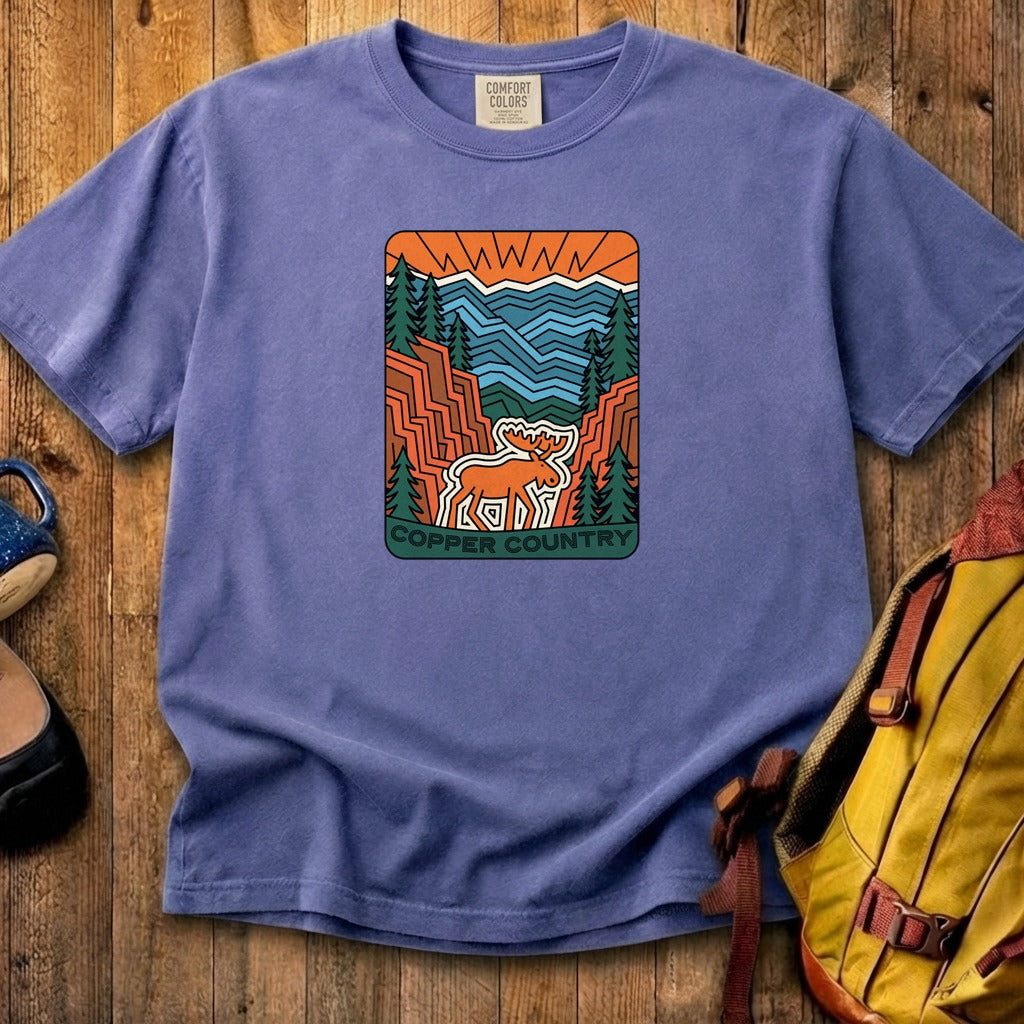 Copper Country State Forest Cotton T-Shirt