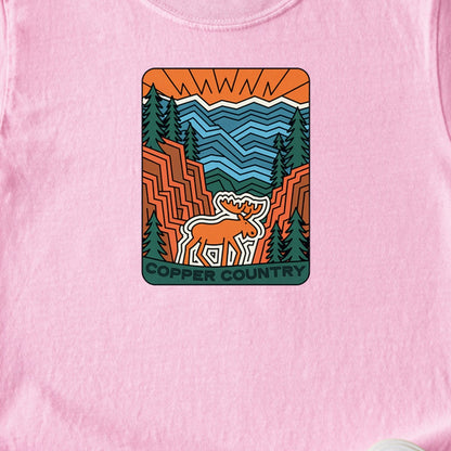 Copper Country State Forest Kids Cotton T-Shirt