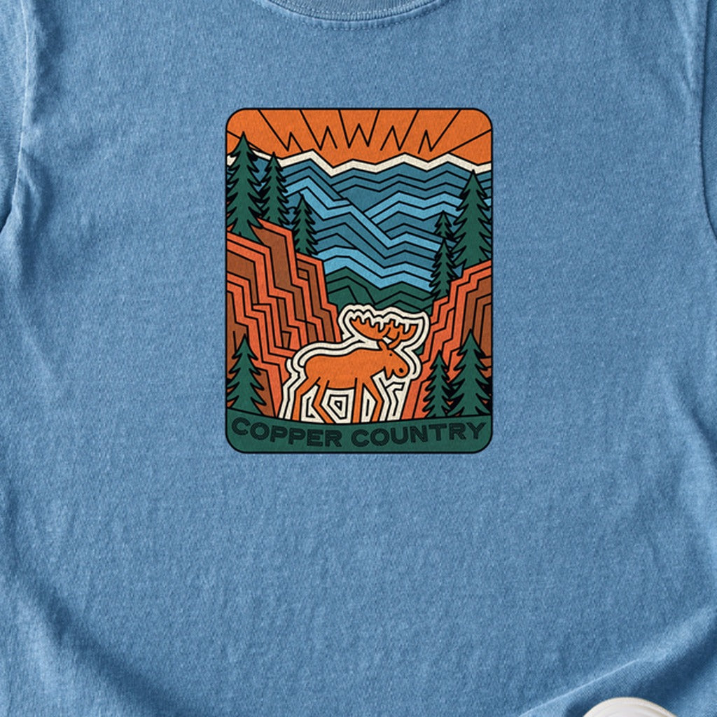 Copper Country State Forest Kids Cotton T-Shirt