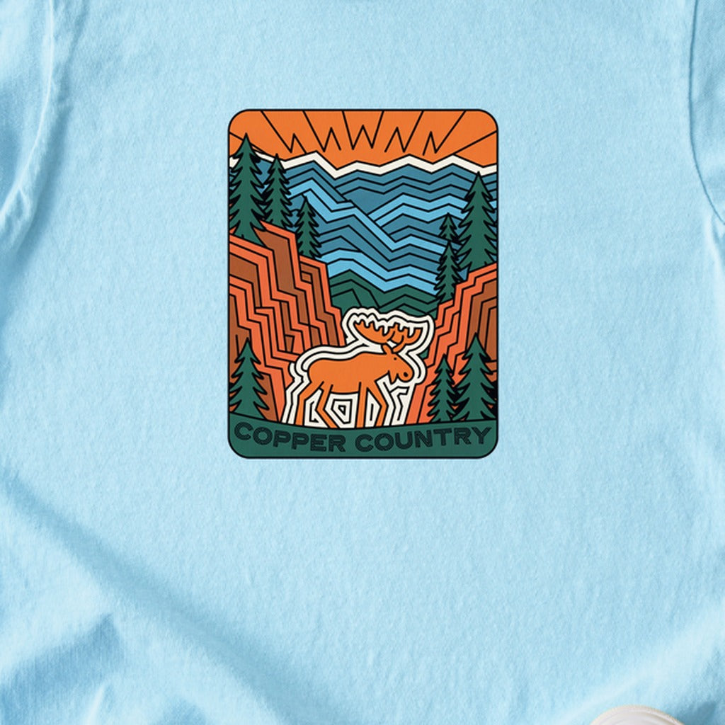 Copper Country State Forest Kids Cotton T-Shirt
