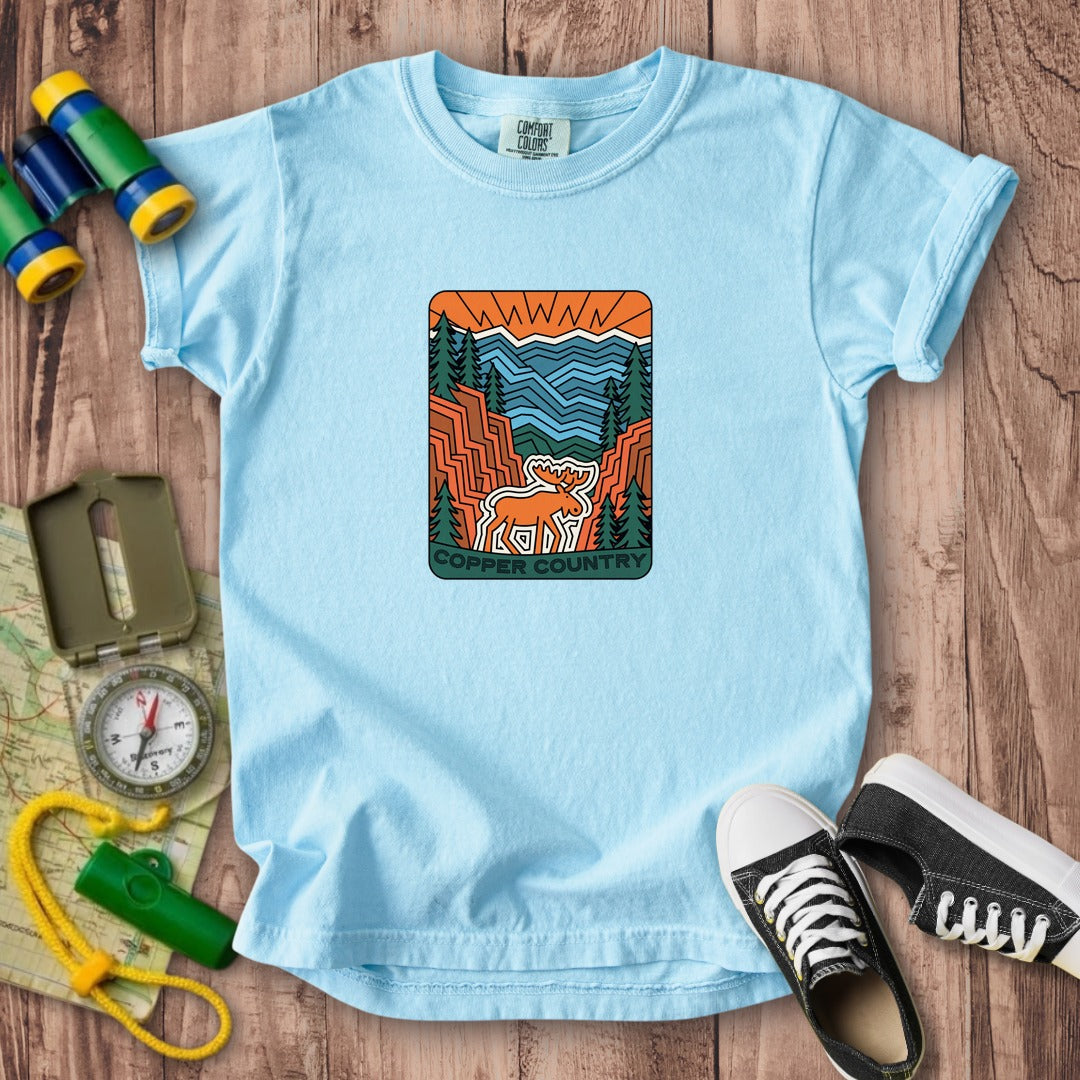Copper Country State Forest Kids Cotton T-Shirt