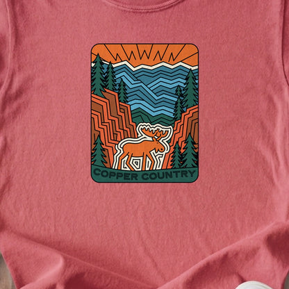 Copper Country State Forest Kids Cotton T-Shirt