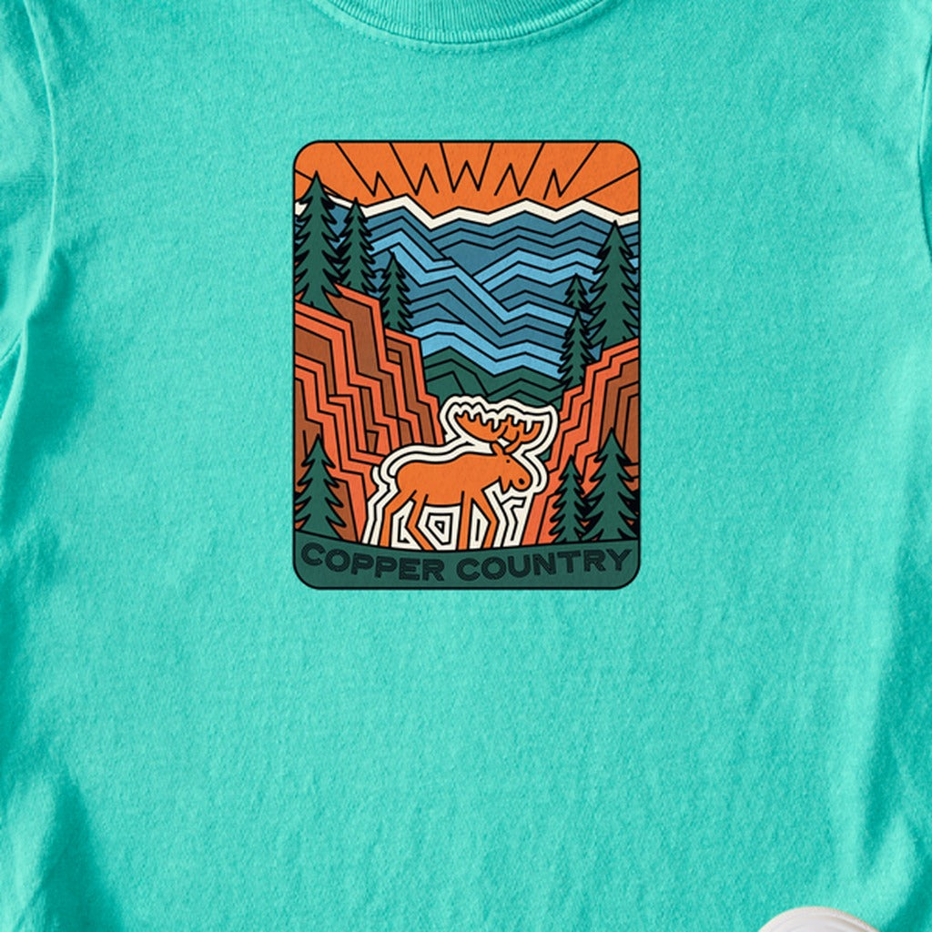 Copper Country State Forest Kids Cotton T-Shirt