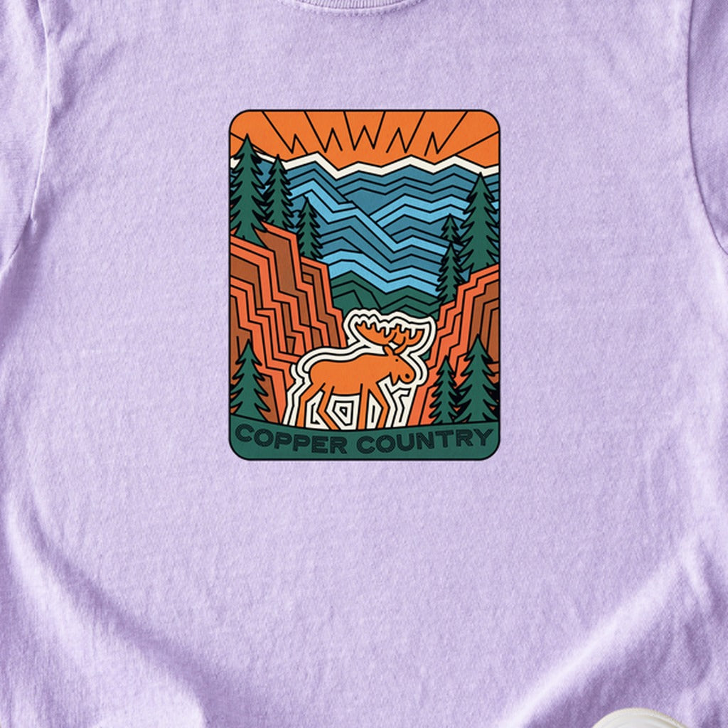 Copper Country State Forest Kids Cotton T-Shirt