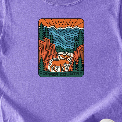 Copper Country State Forest Kids Cotton T-Shirt