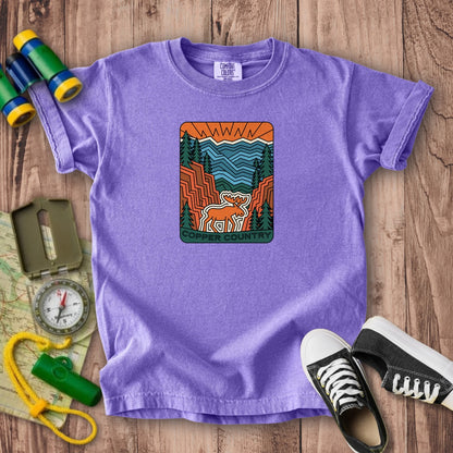 Copper Country State Forest Kids Cotton T-Shirt
