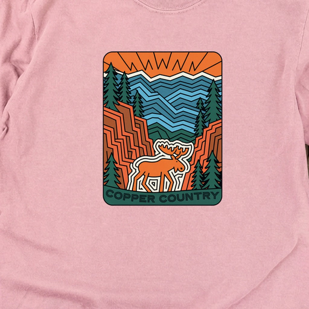 Copper Country State Forest Cotton Long Sleeve