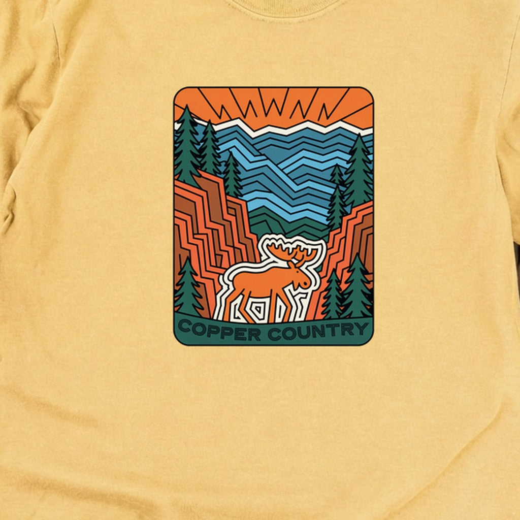 Copper Country State Forest Cotton Long Sleeve