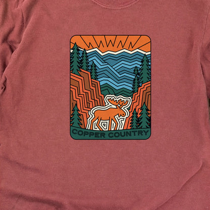Copper Country State Forest Cotton Long Sleeve