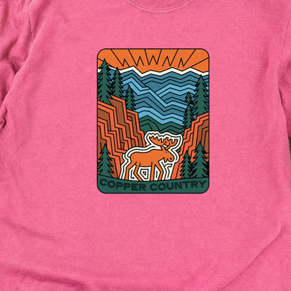 Copper Country State Forest Cotton Long Sleeve